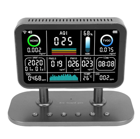 Furper Wifi 13 in 1 Air Quality Monitor Meter TVOC HCHO PM2.5 PM1.0 PM10 Temperature and Humidity Carbon Dioxide Detector Air Quality Monitor Furper 