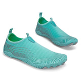 Furper Youth Water Shoes, Fitness Shoes, Easy to Wear, No-Tie, Slip-Resistant, Wear-Resistant, Comfortable, Breathable, Indoor Fitness Shoes, Outdoor Beach, Water Trekking Shoes Shoes Furper 35 Green 