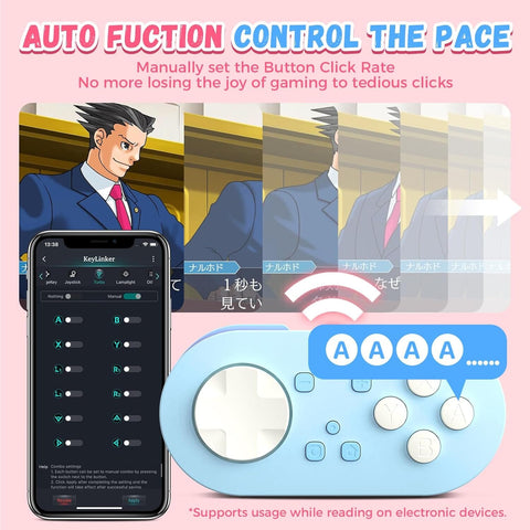 IINE Micro Bluetooth Controller, Pocket-sized Mini Gamepad for Switch ...