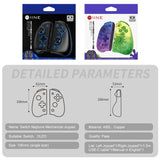 IINE Neptune Switch Controller, ALPS Joysticks Wireless Controller for Switch/Lite/OLED, Switch Gamepad Controller With Turbo/Macro/Wake-up/Screenshot/Dual Vibration/Motion/RGB Lights Wireless Game Controller IINE 