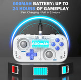 IINE Retro Pocket Compact Gamepad with Hall Effect Joysticks, Customizable Buttons Controller Gaming Controller IINE 