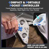 IINE Retro Pocket Compact Gamepad with Hall Effect Joysticks, Customizable Buttons Controller Gaming Controller IINE 