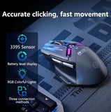 Inphic IN9PRO WIth PAW3395 Sensor Wireless Gaming Mouse Wired Mechanical Esports Gaming Macro Laptop Mouse with 8K Receiver Gaming Mouse Inphic 