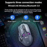 Inphic IN9PRO WIth PAW3395 Sensor Wireless Gaming Mouse Wired Mechanical Esports Gaming Macro Laptop Mouse with 8K Receiver Gaming Mouse Inphic 