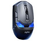 Inphic Original Series Star Tunnel Wireless Gaming Mouse, Wireless/2.4G/Bluetooth Tri-mode Gaming Macro, Rechargeable, Long Battery Life Gaming Mouse Inphic Black 