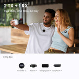 Insta360 Mic Pro, Wireless Mini Lavalier Microphone for iPhone/Camera/Android Wireless Microphone Insta360 