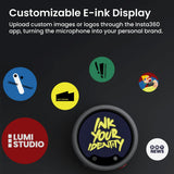 Insta360 Mic Pro, Wireless Mini Lavalier Microphone for iPhone/Camera/Android Wireless Microphone Insta360 