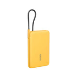 iQOO 33W Built-in Cable Power Bank 10000mAh Ultra-Fast Yellow Power Bank iQOO 