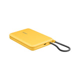 iQOO 33W Built-in Cable Power Bank 10000mAh Ultra-Fast Yellow Power Bank iQOO 