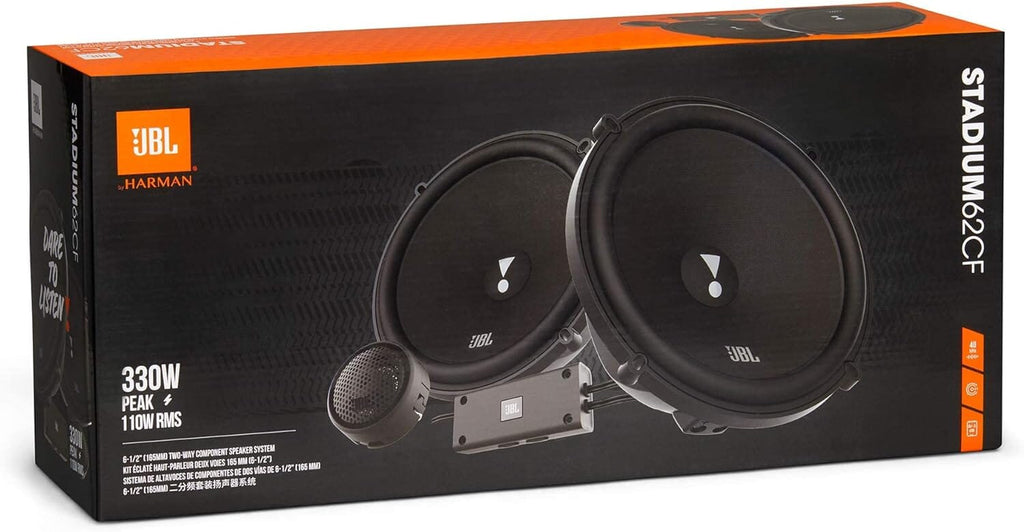 JBL Stadium 62CF 2-Way Car Sound System - 330 Watt Components Car ...