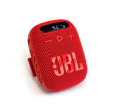 JBL Wind 3 FM Bluetooth Handlebar Speaker (FM Radio/LED Display/Hands-Free Calling/Memory Card Input) Bluetooth Speakers JBL Red 