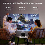 jmGO N1 Ultra Android 4K Triple RGB Laser Light DLP projector 4K with 4000 ANSI Lumens Full 3D Home Theater Projectors jmGO N1 Ultra Android 4K projector JMGO 