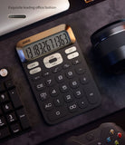 Junno 12 Digits Big LCD Display Business Office Electronic Solar and Coin Battery Calculator Calculator Junno 