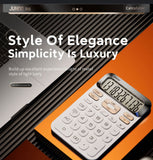 Junno 12 Digits Big LCD Display Business Office Electronic Solar and Coin Battery Calculator Calculator Junno 