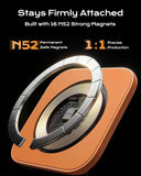 KUXIU Qi2.2 25W Magnetic Wireless Charger, 3-in-1 Foldable Travel Charging Station for iPhone 17/16/15/14/13/12, 5W for Apple Watch and AirPods, Aluminum Alloy Design, Adapter Wireless Charger KUXIU 