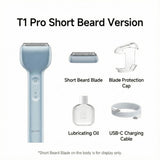 Laifen T1 Pro Linear Reciprocating Shaver Minimalism, Super Strong Electric Shaver Laifen Short Beard Set Blue 