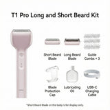 Laifen T1 Pro Linear Reciprocating Shaver Minimalism, Super Strong Electric Shaver Laifen T1 Pro Long & Short Beard Set Pink 
