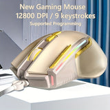 LANGTU G3 RGB DUAL-MODE GAMING MECHANICAL MOUSE Wired Mouse LANGTU 