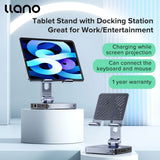 Llano Tablet Stand Laptop 8 in 1 iPad USB C Hub Docking Station Docking Station Llano 