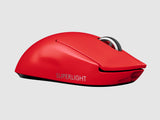 Logitech G PRO X Superlight Wireless USB Gaming Mouse, Ultra Lightweight 63 g, Hero 25K Sensor, 25, 600 DPI, 5 Programmable Buttons, Long Battery Life, for Esports, Compatible with PC/Mac Gaming Mouse Logitech Red 