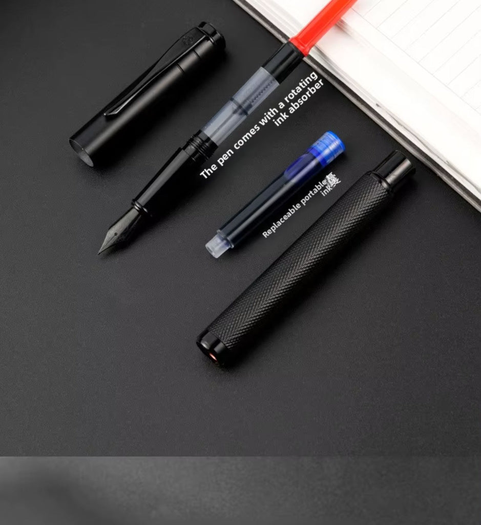 Luoshi Metal Warrior Black Metal 0.4/0.5/1.0 MM Nib Calligraphy ...