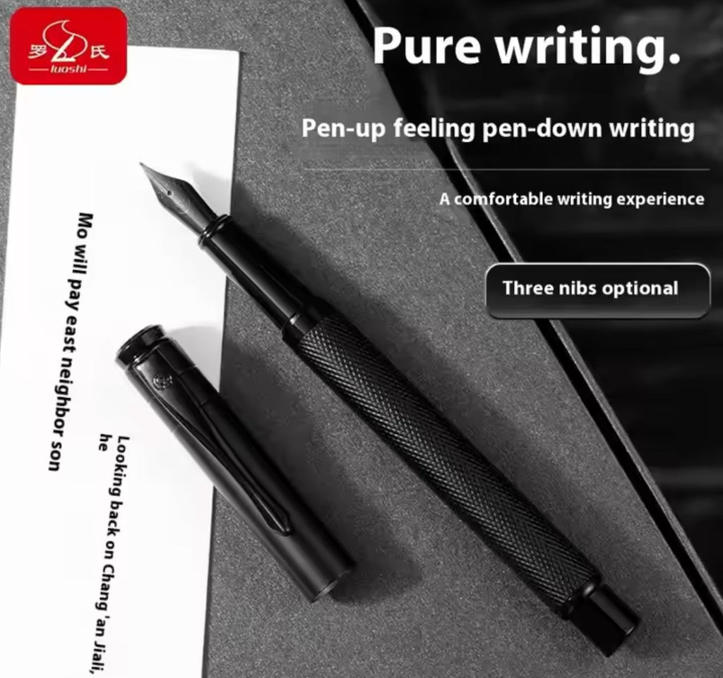 Luoshi Metal Warrior Black Metal 0.4/0.5/1.0 MM Nib Calligraphy ...