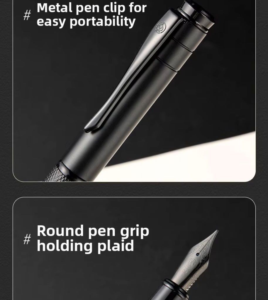 Luoshi Metal Warrior Black Metal 0.4/0.5/1.0 MM Nib Calligraphy ...
