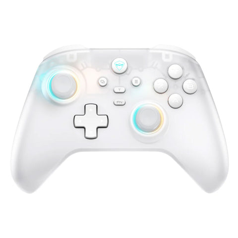 Machenike G3 V2 Gamepad Controller For Pc/Switch/Ios/Android, Hall Effect Joysticks, RGB Lighting Gaming Controller MACHENIKE Controller Only White 