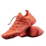 Manueklear Men's and Women's Fitness Shoes for Training, Sports, Gym, Indoor Squats, and Yoga, Five-Toe Design Shoes Manueklear 36 Orange 