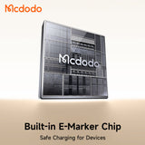 Mcdodo CA-668 100W USB-C Auto Power Off Cable Safe Charging Light Display Active Fast Charging Zinc Alloy Type C Cable 1.2m USB- C Cable Mcdodo 