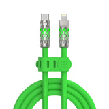 MFish Electric Viper 240W USB C & Lighting Cable 5Ft/1.M, USB 2.0 Fast Charging Cable Compatible For iPhone Charging and Data Cable MFish Lighting Port Green 