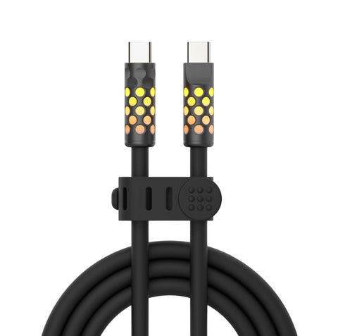 MFish Electric Viper 240W USB C & Lighting Cable 5Ft/1.M, USB 2.0 Fast Charging Cable Compatible For iPhone Charging and Data Cable MFish Type C Port Black 