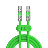 MFish Electric Viper 240W USB C & Lighting Cable 5Ft/1.M, USB 2.0 Fast Charging Cable Compatible For iPhone Charging and Data Cable MFish Type C Port Green 