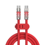 MFish Electric Viper 240W USB C & Lighting Cable 5Ft/1.M, USB 2.0 Fast Charging Cable Compatible For iPhone Charging and Data Cable MFish Type C Port Red 