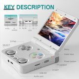 Miyoo Flip 2 Retro 3.5 Inch IPS Screen Handheld Game Console Portable Console 64G Games Video Games Gamepad Controller Miyoo 