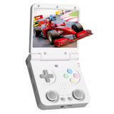 Miyoo Flip 2 Retro 3.5 Inch IPS Screen Handheld Game Console Portable Console 64G Games Video Games Gamepad Controller Miyoo White 