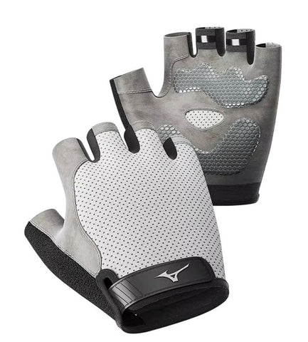 Mizuno Fitness Gloves for Men and Women Anti-cocooning Equipment Training Anti-slip Fitness Gloves Mizuno Gray M 