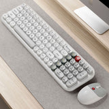 MOFii AI Voice Keyboard and Mouse Set Wireless bluetooth Combo 66 Languages Translation Type-C Rechargeable AI Shortcut Key for Computer Laptop Keyboard and mouse combo MOFii 