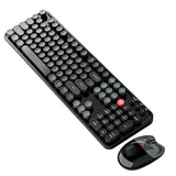 MOFii AI Voice Keyboard and Mouse Set Wireless bluetooth Combo 66 Languages Translation Type-C Rechargeable AI Shortcut Key for Computer Laptop Keyboard and mouse combo MOFii Black 