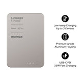 Momax 1-Power Bank F.Pass⁺ Battery Pack with Built-in Cable and Magnetic Attachment Power Bank Momax 