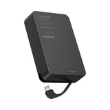Momax 1-Power Bank F.Pass⁺ Battery Pack with Built-in Cable and Magnetic Attachment Power Bank Momax 20000mAh Black 
