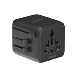 Momax 1-World Universal Travel Charger with Dual AC Charger Momax Graphite 