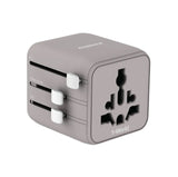 Momax 1-World Universal Travel Charger with Dual AC Charger Momax Gray 