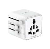 Momax 1-World Universal Travel Charger with Dual AC Charger Momax White 