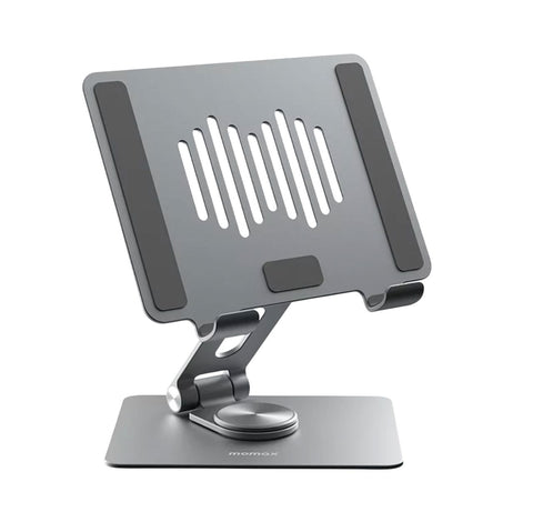 Momax Fold Stand Rotating Tablet Stand, Effortless Convenience Without Holding Tablet Stand Momax Gray 