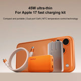 MOMAX UM79 1-Charge Ultra 45W 2-Port GaN Silm Fast Charger Kit Power Bank Momax 