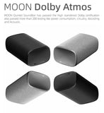 MOON Quintet Soundbar 5.1.2 Physical Channels Dolby Atmos Wireless Surround Speakers 8-inch Subwoofer HDMI 2.1, eARC, 4K, 120Hz Speakers Moon 