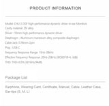 Moondrop Chu II DSP in Ear Monitor Wired Earphone with Mic Wire Earphone Moondrop 