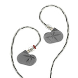 MOONDROP LAN II In-Ear Earphone, 4.4mm 3.5mm Plug 0.78mm Interchangeable Cable 10mm Double-Cavity HiFi in-Ear Wired Headphones Wire Earphone Moondrop 