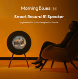 MorningBlues Record R1 Music Lyrics Speaker Hi-Fi Sound Quality with Real-Time Album Cover Display Speakers MorningBlues 